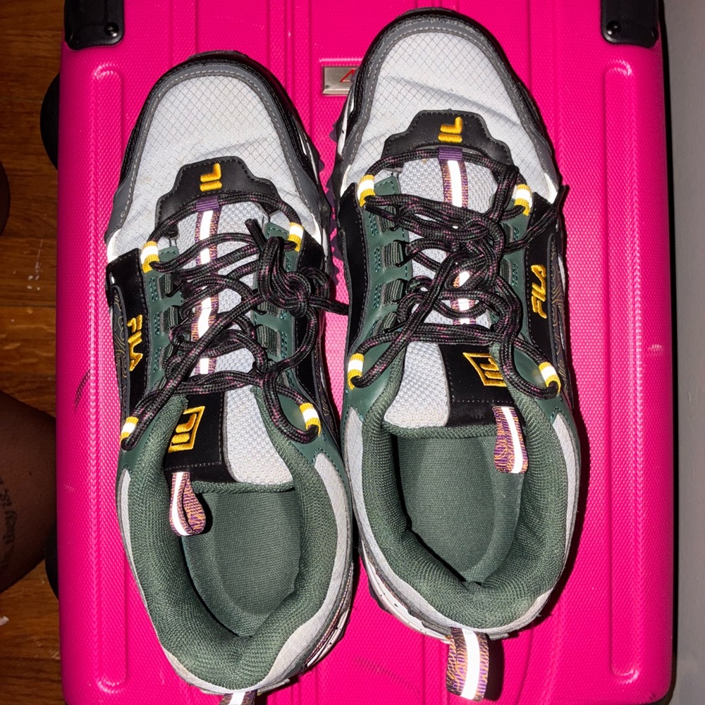 Fila Multicolor Men's Athletic Sneakers — Green, Black, White - Picture 2 of 5